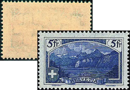 [7300.130.04] 5 Fr. Rütli, ultramarin, glänzender Gummi