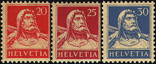 [7300.158.01] 1914-1933, Tellbrustbild