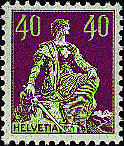 [7300.176.01] 40 Rp. lila-grünlich