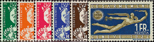 [7300.185.01] 1932, Gedenkausgabe zur Abrüstungskonferenz in Genf