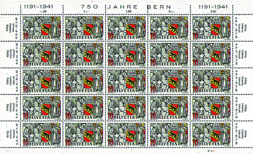 [7300.253.05] 10 Rp. Berchtold, dunkelgrau-rot
