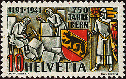 [7300.253.02] 10 Rp. Berchtold, "orangegelb-schwarz"