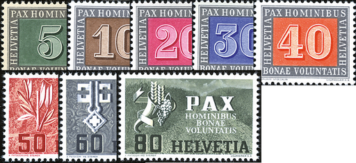 [7300.262.06] 1945, Gedenkausgabe zum Waffenstillstand in Europa (Paxmarken)