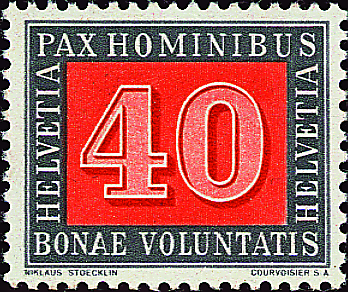 [7300.266.01] 40 Rp. orange-grau