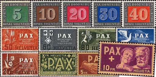 [7300.262.01] 1945, Gedenkausgabe zum Waffenstillstand in Europa (Paxmarken)