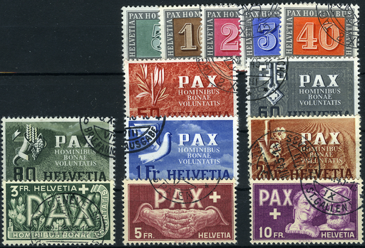 [7300.262.03] 1945, Gedenkausgabe zum Waffenstillstand in Europa (Paxmarken)
