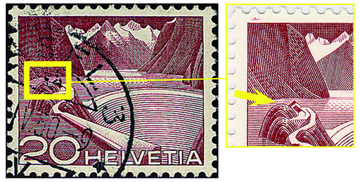 [7300.301.01] 20 Rp. Stausee, bräunlichkarmin, Urtype