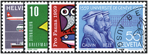 [7300.343.02] 1959, Werbe- und Gedenkmarken