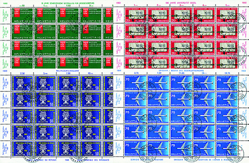 [7300.351.03] 1960, Werbe- und Gedenkmarken