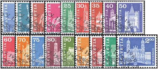 [7300.355.05] 1960-1968, Postgeschichtliche Motive und Baudenkmäler