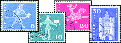 [7300.355.07] 1964, Postgeschichtliche Motive und Baudenkmäler