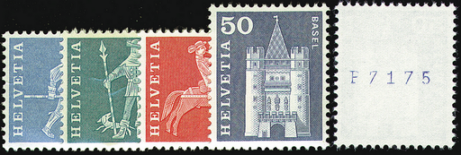 [7300.363.04] 1960-1968, Postgeschichtliche Motive und Baudenkmäler