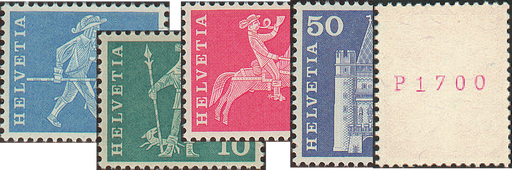 [7300.363.06] 1960-1968, Postgeschichtliche Motive und Baudenkmäler