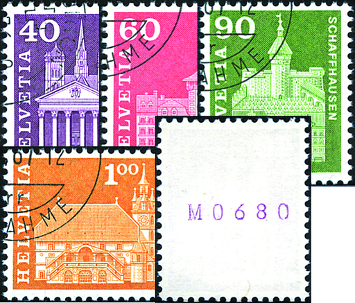 [7300.369.04] 1960-1968, Postgeschichtliche Motive und Baudenkmäler