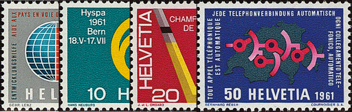 [7300.375.01] 1961, Werbe- und Gedenkmarken