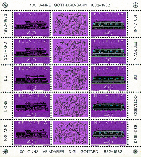 [7300.668.03] 1982, 100 Jahre Gotthard-Bahn