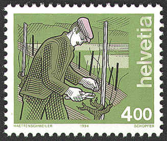 [7300.853.03] 400 Rp. Winzer, olivfarbener Kittel statt braun