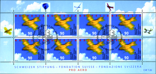 [7300.1016.03] 90 Rp. 100 Jahre Aeroclub Schweiz
