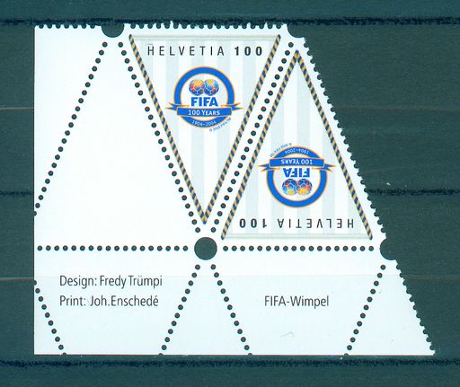 [7300.1110.01] 100 Rp. Wimpel "100 Jahre FIFA"