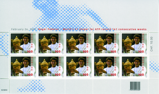 [7300.2007.03] 100 Rp. Roger Federer