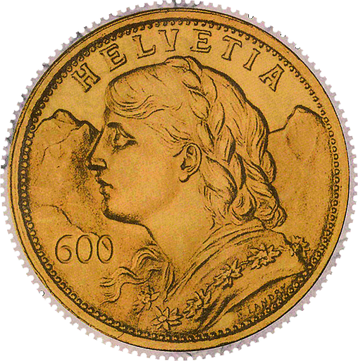 [7300.1471.07] 600 Rp. Goldvreneli