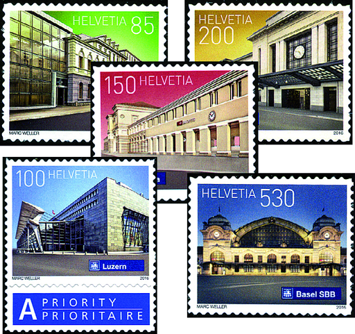 [7300.1601.03] 2016, Schweizer Bahnhöfe