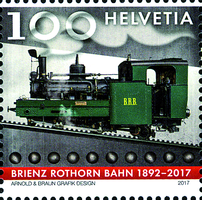[7300.1631.01] 100 Rp. 125 Jahre Brienz Rothorn Bahn