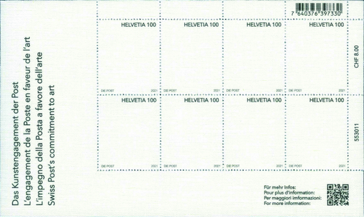 [7300.1840.03] 100 Rp. Kunstsammlung der Post