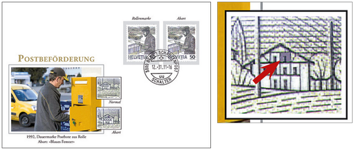 [7303.738.03] 50 Rp. Postbote, &quot;Blaues Fenster&quot;
