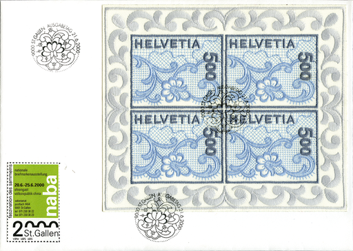 [7303.999.01] 5 Fr. St.Galler Stickerei