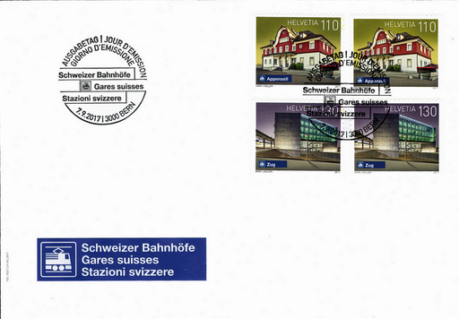 [7303.1642.02] 2017, Schweizer Bahnhöfe