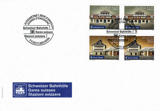 [7303.1644.01] 2017, Schweizer Bahnhöfe