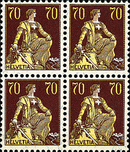 [7305.114.01] 70 Rp. dunkelbraun-gelb