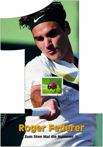 [7320.2018.03] 2018, Roger Federer "Zum 5ten Mal Nr.1"