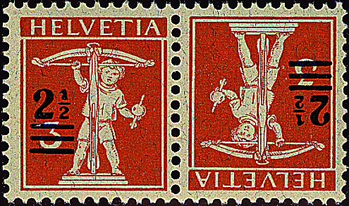 [7330.13.01] 2 1-2 auf 3 Rp. braunorange