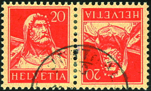 [7330.20.02] 20+20 Rp. orangerot, sämisch