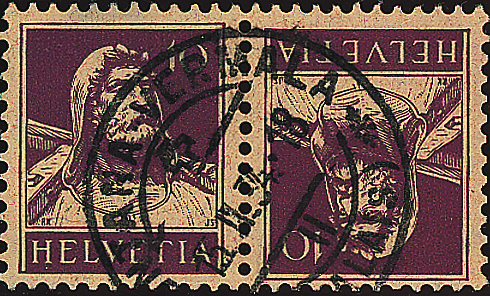 [7330.27.04] 10+10 Rp. dunkelviolett, sämisch