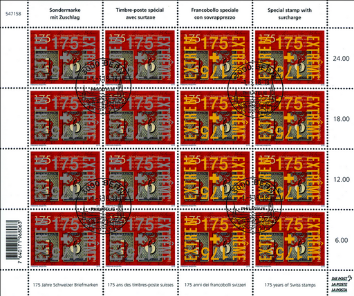 [7340.115.10] 2018, 175 Jahre Schweizer Briefmarken