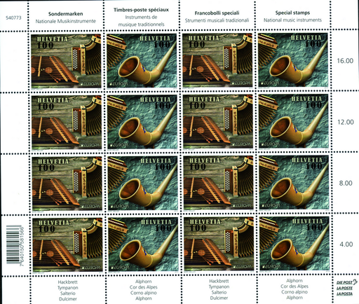 [7340.229.01] 2014, Europa-Nationale Musikinstrumente