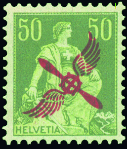 [7370.2.01] 50 Rp. Helvetia mit Schwert, dunkelgrün-hellgrün