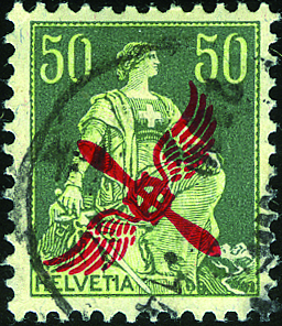 [7370.2.02] 50 Rp. Helvetia mit Schwert, dunkelgrün-hellgrün