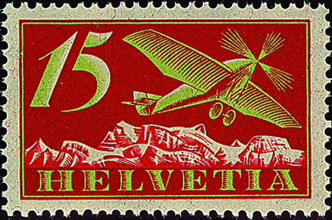 [7370.3.01] 15 Rp. rot-gelbgrün