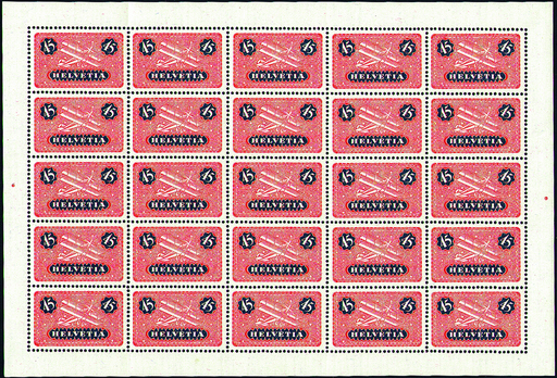 [7370.8.06] 45 Rp. rot-dunkelblau