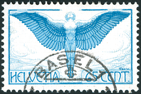 [7370.10.07] 65 Rp. Ikarus, hellblau-grünblau