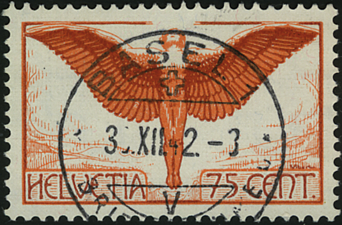 [7370.11.04] 75 Rp. Ikarus, orange-braunviolett