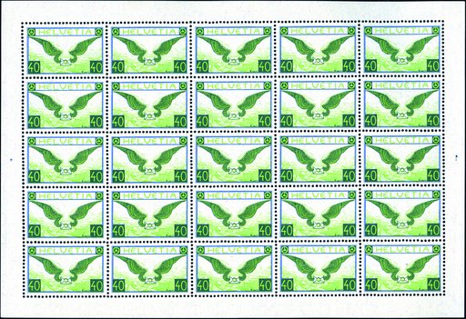 [7370.15.06] 40 Rp. blau-gelbgrün