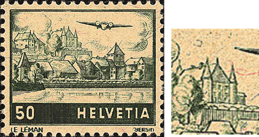 [7370.29.03] 50 Rp. Genfersee, Doppelprägung