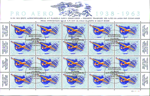 [7370.46.05] 2 Fr. silber-blau-orangegelb-rot