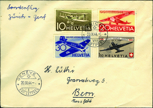 [7371.37.02] 1944, 25 Jahre schweizerische Luftpost