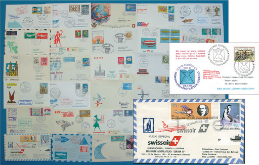 [7371.1962.01] 1962, Schweiz Erst- und Sonderflug-Kollektion